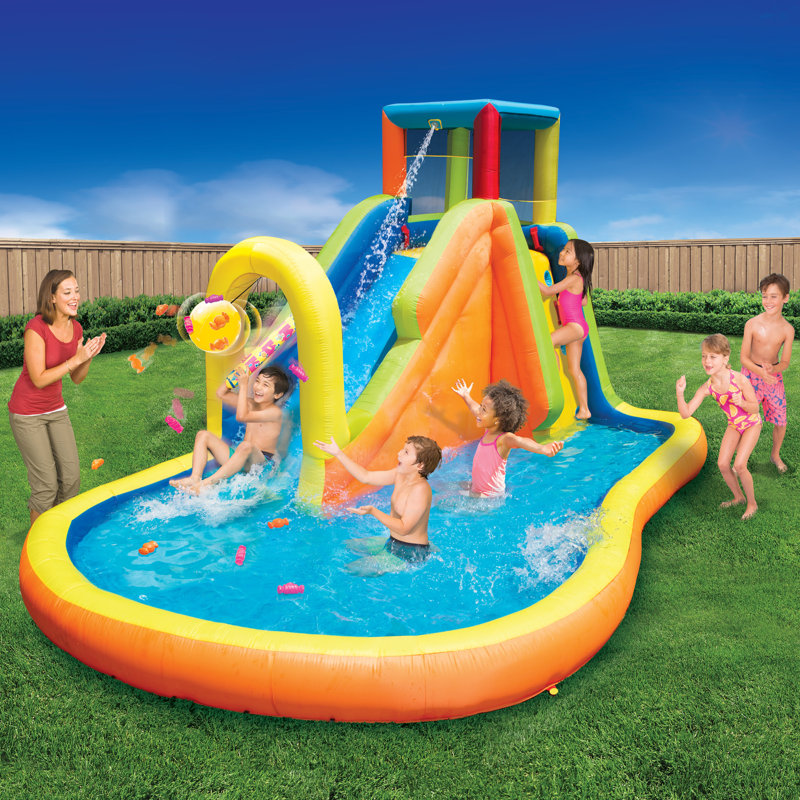 Banzai 114' x '173 Bounce House with Water Slide and Air Banzai 114' x '173 Bounce House with Water Slide and Air